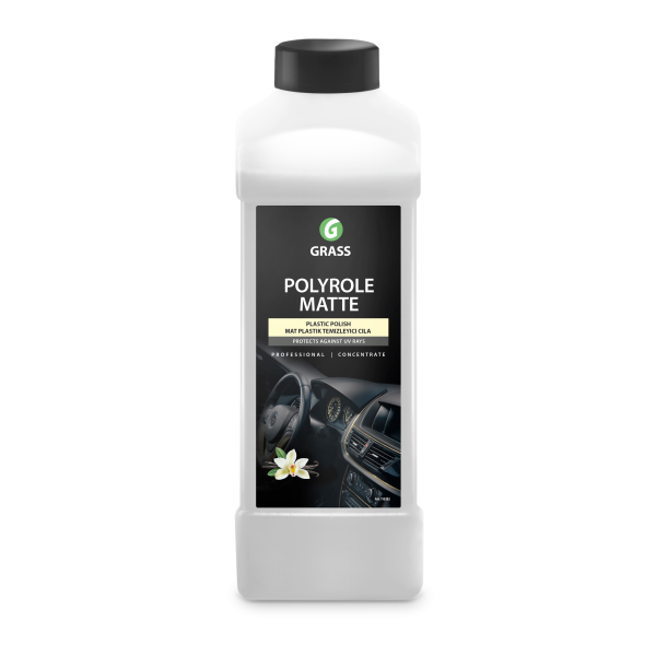 Automašīnas paneļa polirolis – matēts tīrīšanas līdzeklis Polyrole Matte Vanilla 1L GRASS
