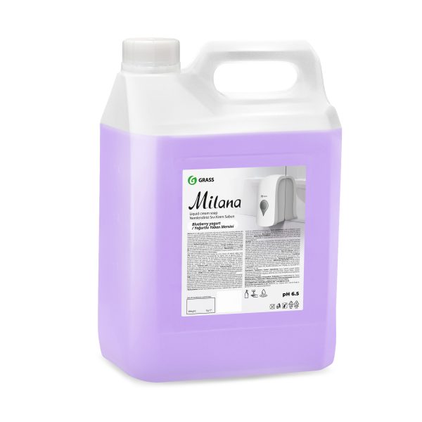 Skystas muilas Milana Mėlynės jogurte 5 kg GRASS