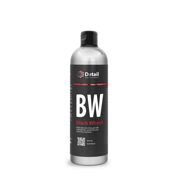 Gelinis blizgus padngų juodintojas BW Black Wheel 500 ml Detail