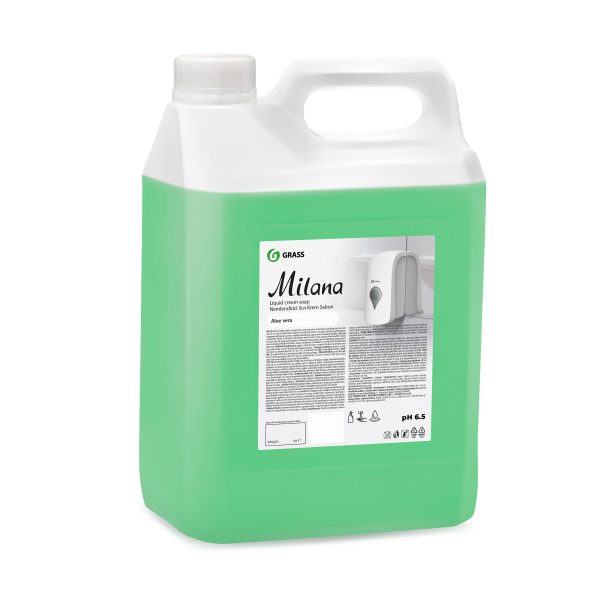 Skystas muilas Milana Aloe Vera su alavijais 5 kg GRASS