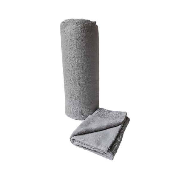 Mikropluošto šluostė, rulonas 20 vnt (mikrofibra) 35×35 cm 230 g/m2 pilka