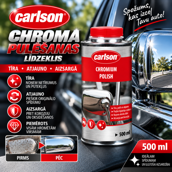 Hroma pulēšanas līdzeklis 500 ml CARLSON