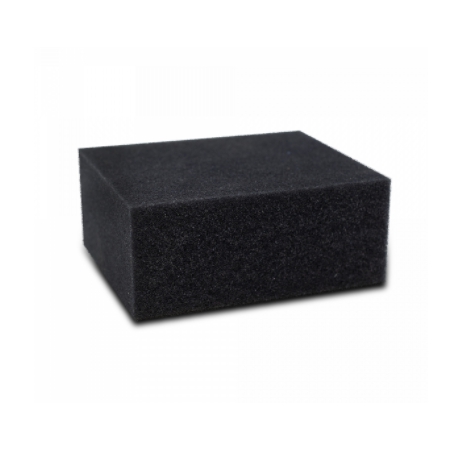 Chemikalams atspari kempinė, juoda 12x10x5 cm
