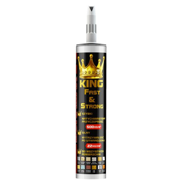 Polimēra līme KING STRONG & FAST 290 ml BORAMAX