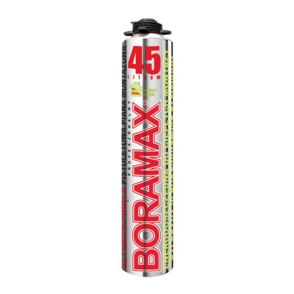 Ātri žūstošas montāžas putas "45" Energy Safe 750 ml BORAMAX