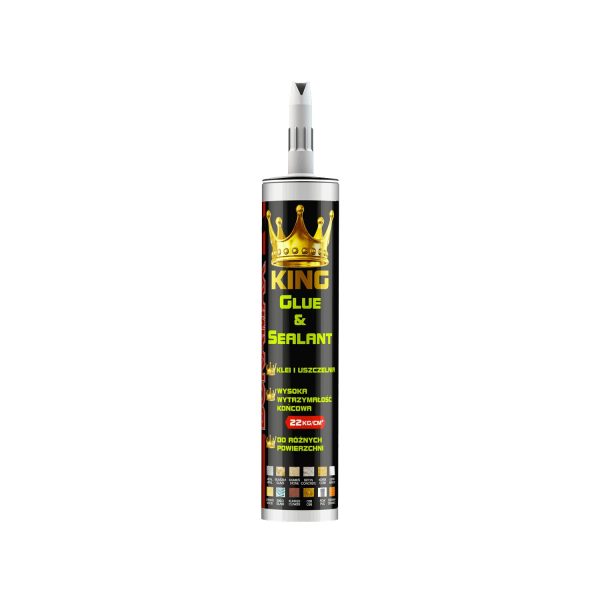 Polimēru līme–hermētiķis KING GLUE & SEALANT 290 ml BORAMAX
