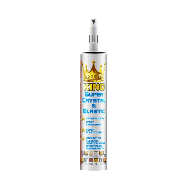 Polimēru līme–hermētiķis KING SUPER CRYSTAL 290 ml BORAMAX