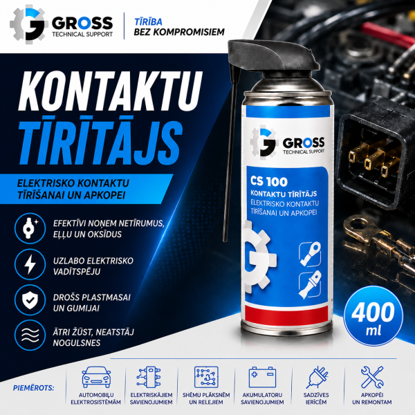 Elektrisko kontaktu tīrītājs Kontakt Spray CS100 400 ml