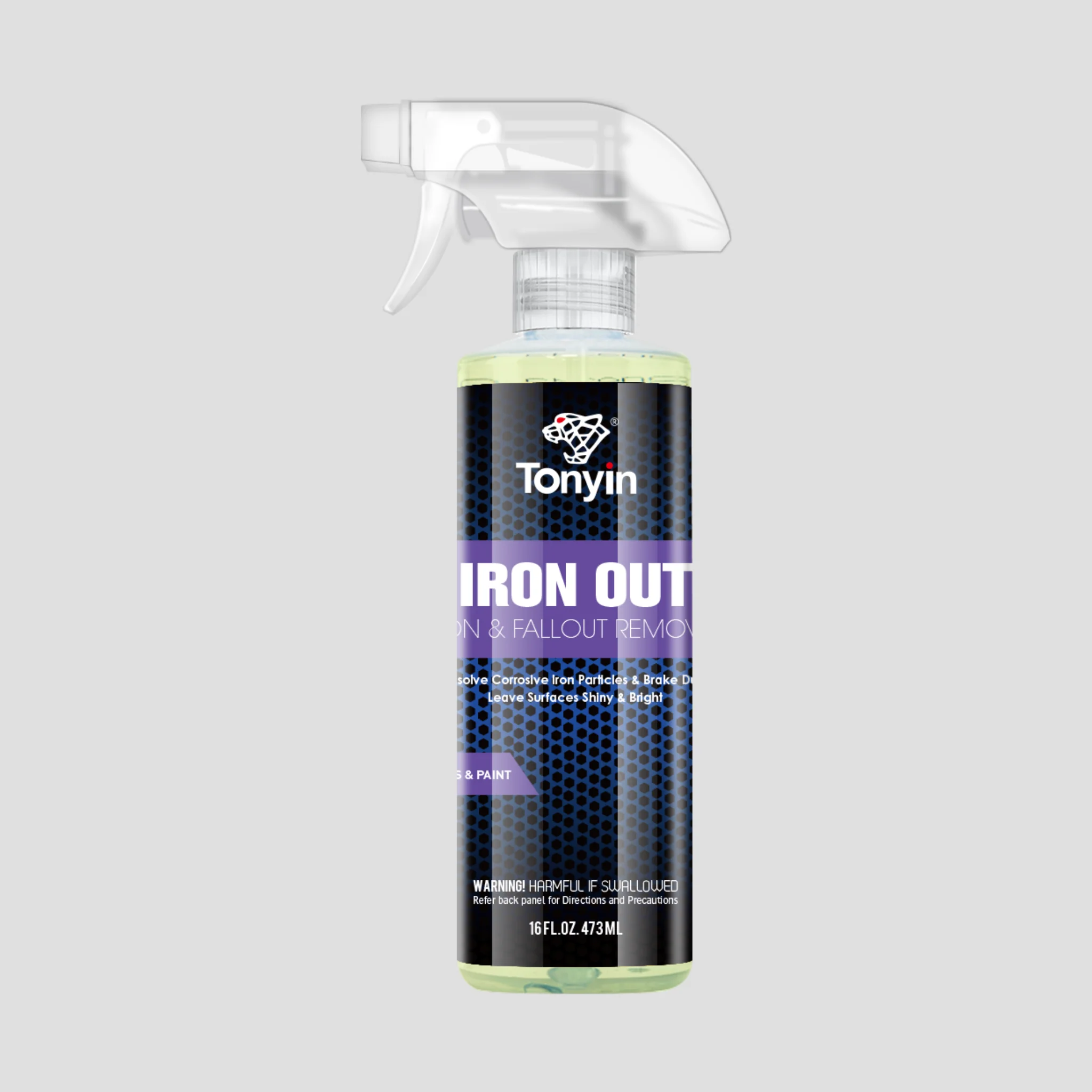 Metāla daļiņu tīrītājs IRON OUT Iron & Fallout Remover 473 ml TONYIN